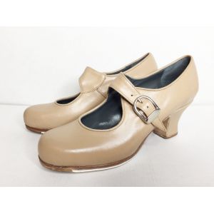 Gallardo. Модель Mabel. Бежевая кожа. Каблук 5см. Серия Р.