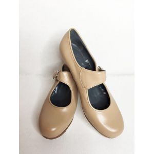 Gallardo. Модель Mabel. Бежевая кожа. Каблук 5см. Серия Р.