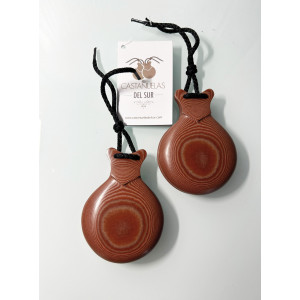 Castanuelas del Sur. Кастаньеты Tela caramelo.